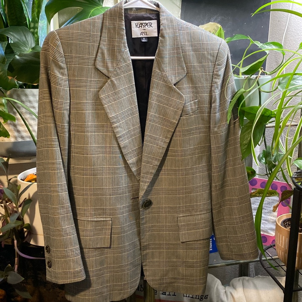 Vintage Kasper for A.S.L. Oversized Blazer